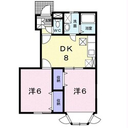 木の上 徒歩1分 1階の物件間取画像